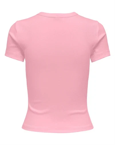 Only - ONLVal Life O-Neck T-Shirt - Romance Rose 